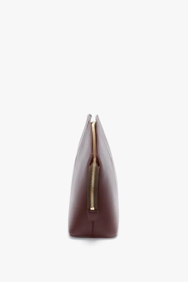 Clutches Women Victoria Beckham Victoria Clutch Bag In Burgundy Leather