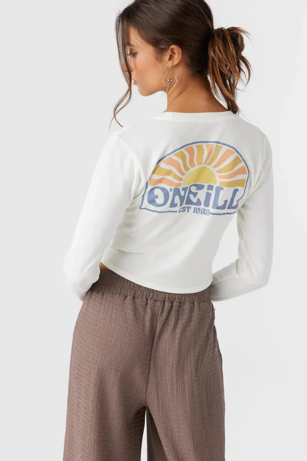 COAST TO COAST LONG SLEEVE TEE Winter White Women O039NEILL Clothing