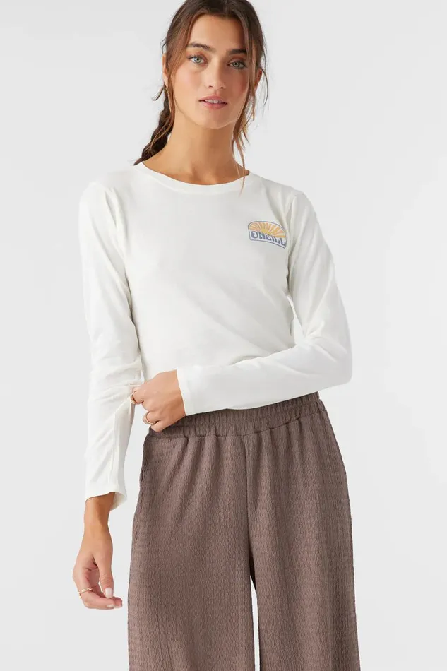 COAST TO COAST LONG SLEEVE TEE Winter White Women O039NEILL Clothing