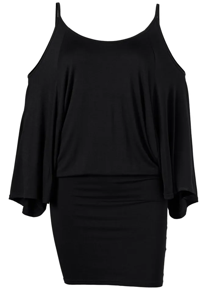 Coldshoulder Dress Black Women VENUS Casual Dresses