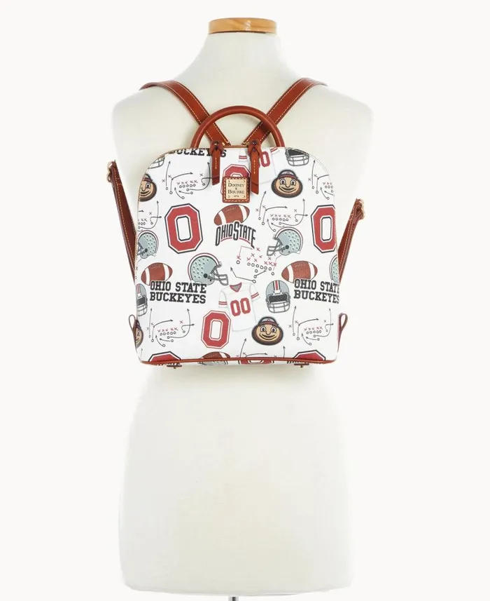Collegiate Ohio State University Zip Pod Backpack Ohio State Woman Dooney and Bourke Backpacks Collegiate Ohio State University Zip Pod Backpack Ohio State Woman Dooney and Bourke Backpacks