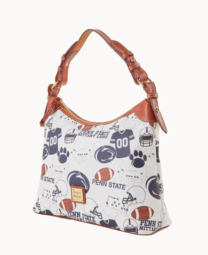 Collegiate Penn State University Hobo Penn State Woman Dooney and Bourke Shoulder Bags Collegiate Penn State University Hobo Penn State Woman Dooney and Bourke Shoulder Bags