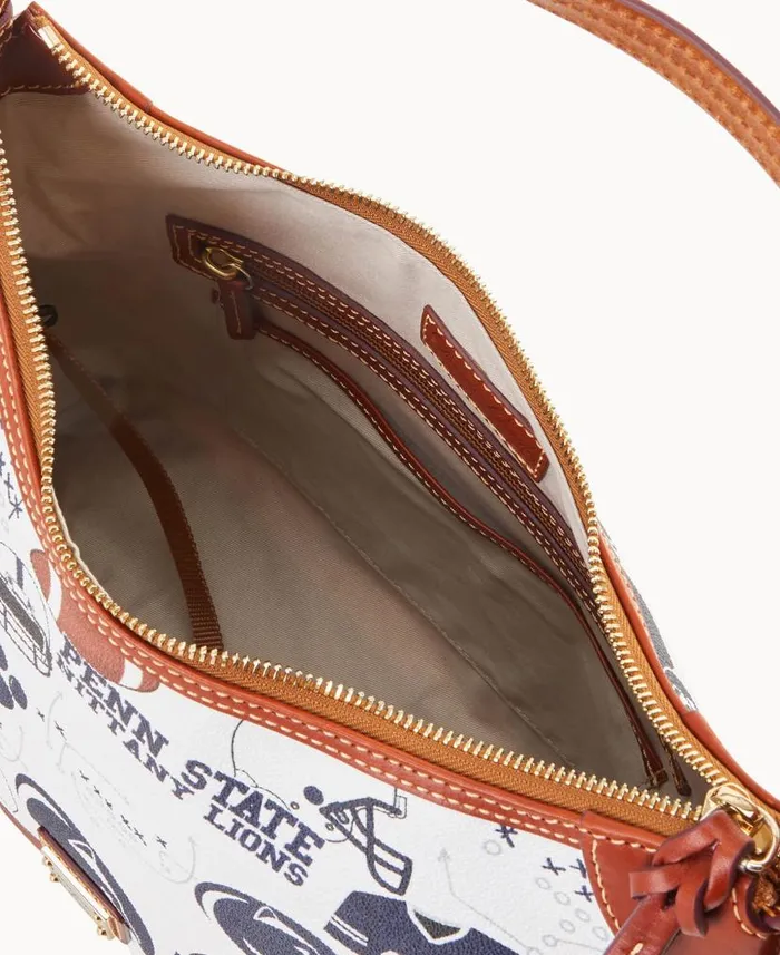 Collegiate Penn State University Hobo Penn State Woman Dooney and Bourke Shoulder Bags Collegiate Penn State University Hobo Penn State Woman Dooney and Bourke Shoulder Bags