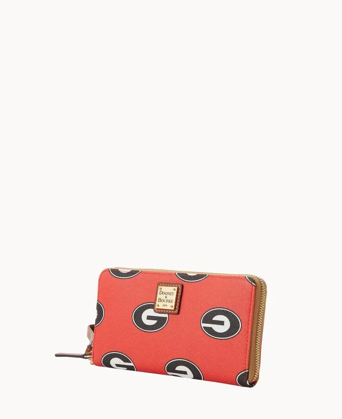 Collegiate University Of Georgia Large Zip Around Wristlet Georgia ManWoman Dooney and Bourke Wallets Collegiate University Of Georgia Large Zip Around Wristlet Georgia ManWoman Dooney and Bourke Wallets