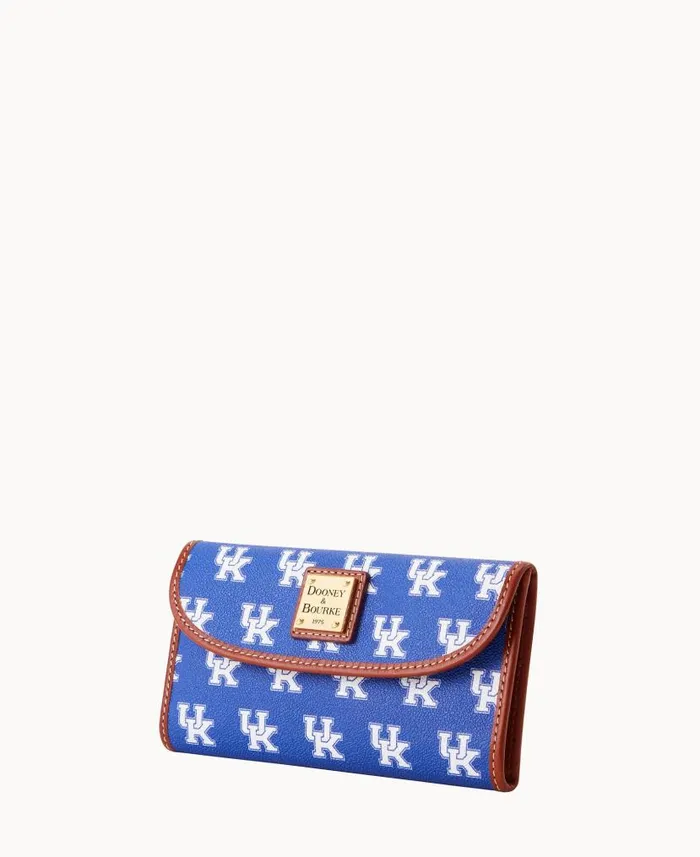 Collegiate University Of Kentucky Continental Clutch Kentucky ManWoman Dooney and Bourke Wallets