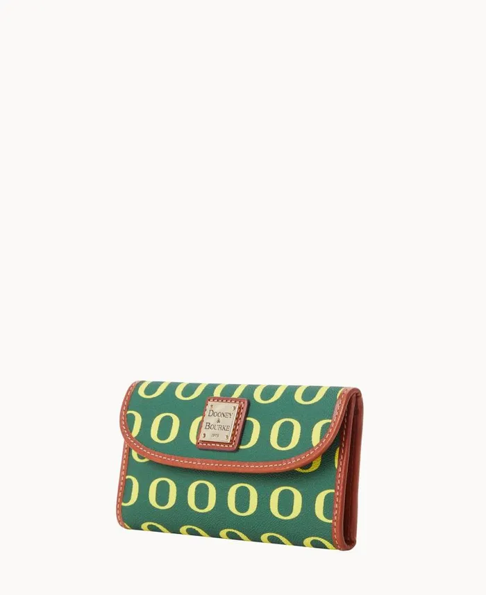 Collegiate University Of Oregon Continental Clutch Oregon ManWoman Dooney and Bourke Wallets