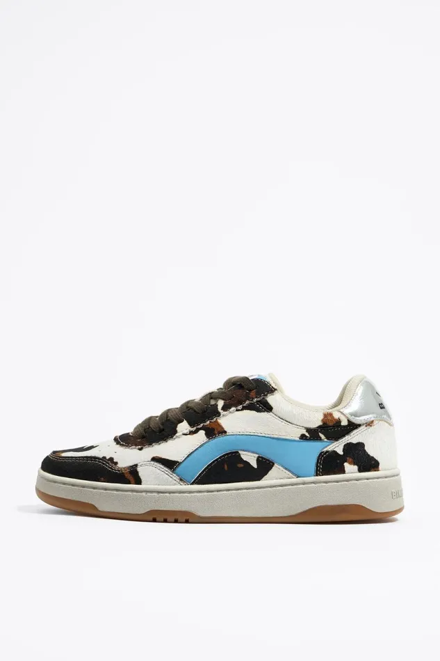 Cow Print Fur 13 57 Cupsole Sneaker White Women Bimba Y Lola Sneakers
