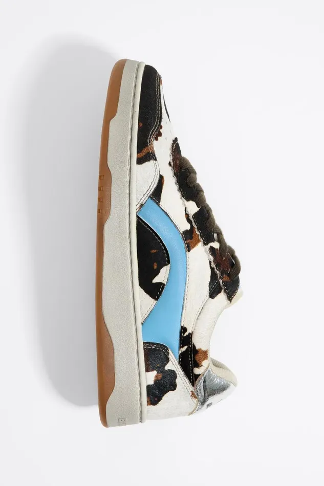 Cow Print Fur 13 57 Cupsole Sneaker White Women Bimba Y Lola Sneakers Cow Print Fur 13 57 Cupsole Sneaker White Women Bimba Y Lola Sneakers