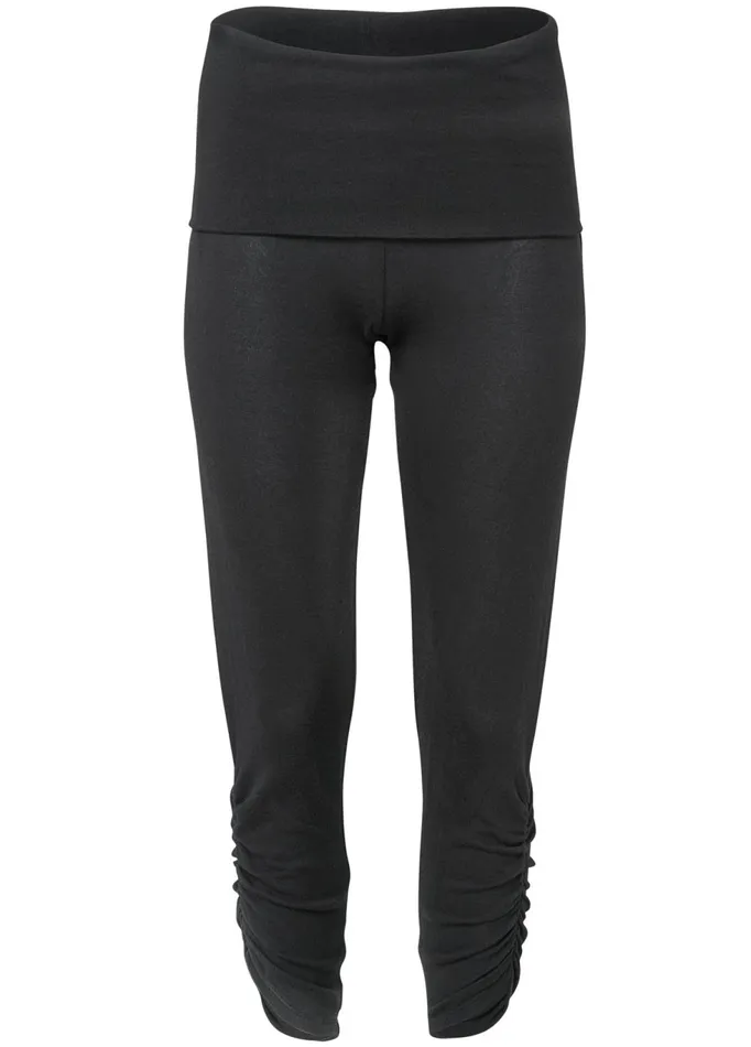 CROP HACCI LOUNGE PANTS Black Women VENUS Casual CROP HACCI LOUNGE PANTS Black Women VENUS Casual