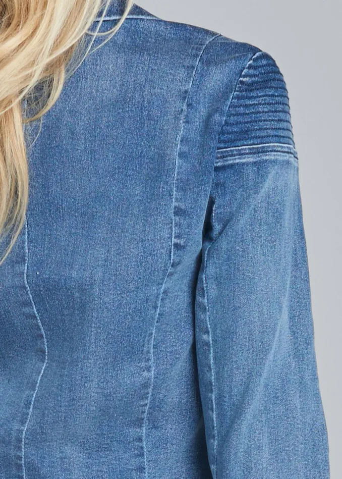 DENIM BLAZER Medium Wash Women VENUS Denim