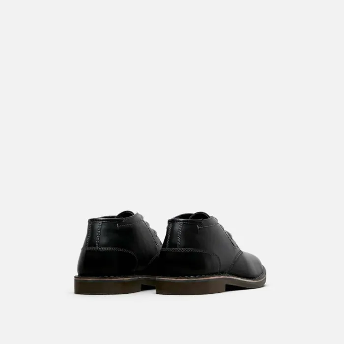 Desert Sun Leather Chukka Boot Black Men Kenneth Cole Boots