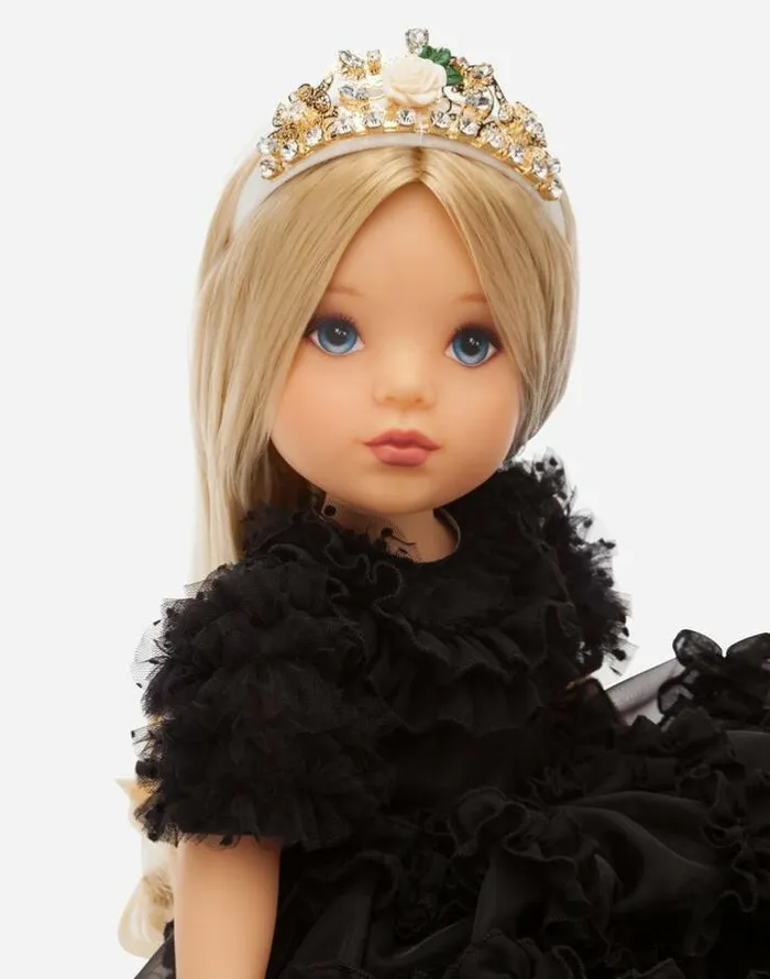 Dolce and Gabbana Accessories Children Doll With Organza Dress Multicolor Dolce and Gabbana Accessories Children Doll With Organza Dress Multicolor