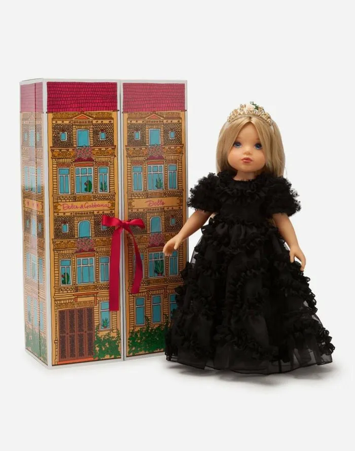 Dolce and Gabbana Accessories Children Doll With Organza Dress Multicolor Dolce and Gabbana Accessories Children Doll With Organza Dress Multicolor