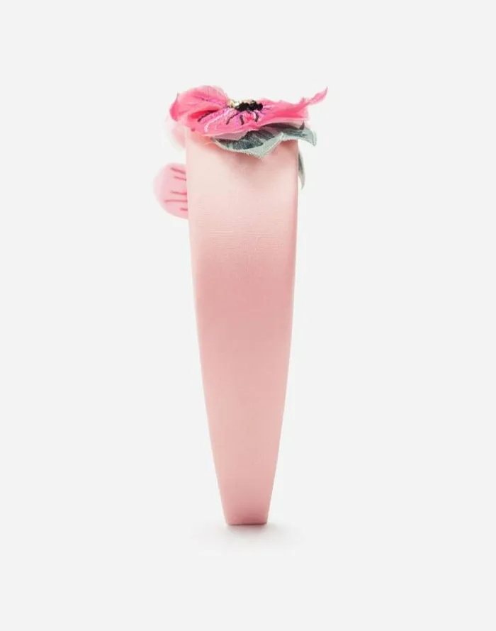 Dolce and Gabbana Accessories Children Headband With Floral Chiffon Application Multicolor Dolce and Gabbana Accessories Children Headband With Floral Chiffon Application Multicolor