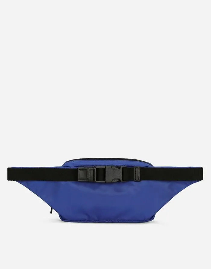 Dolce and Gabbana Accessories Children Nylon Belt Bag Blue Dolce and Gabbana Accessories Children Nylon Belt Bag Blue