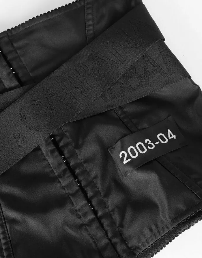 Dolce and Gabbana Belts Women Corsetstyle Belt With Branded Stretch Crossover Bands Black