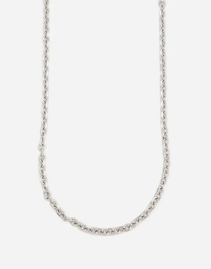 Dolce and Gabbana Bijoux Men Multilogo Necklace With Pearls Silver Dolce and Gabbana Bijoux Men Multilogo Necklace With Pearls Silver