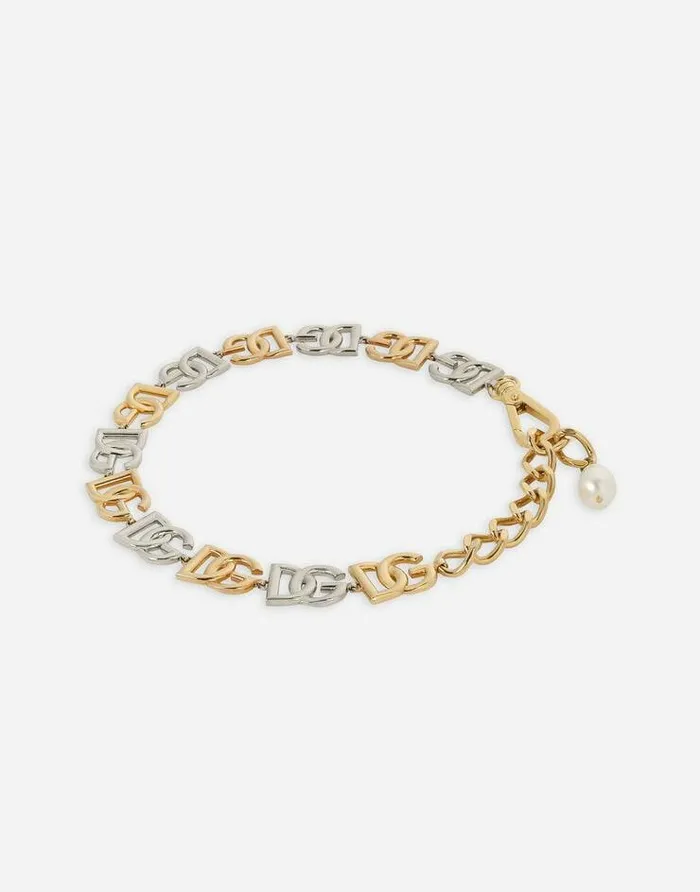 Dolce and Gabbana Bijoux Women Necklace With Multiple DG Logos Multicolor Dolce and Gabbana Bijoux Women Necklace With Multiple DG Logos Multicolor
