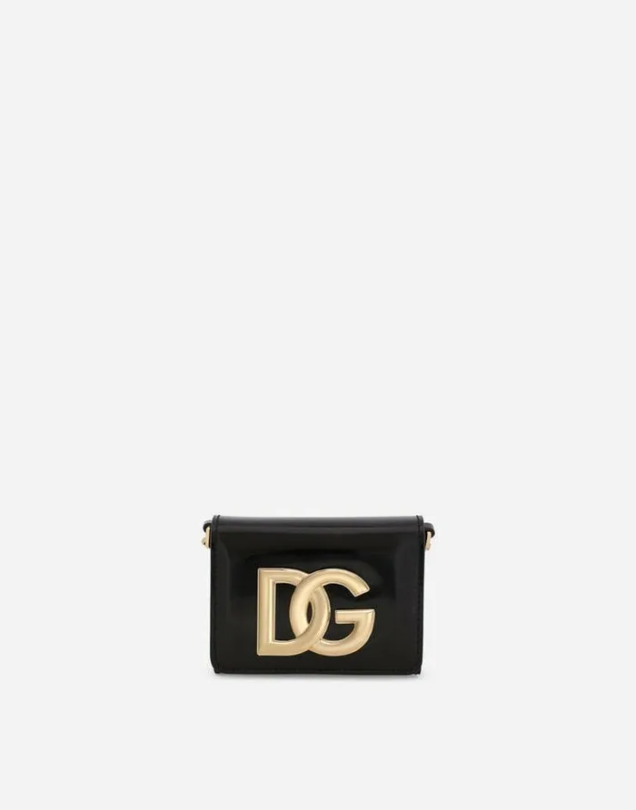 Dolce and Gabbana Clutches Mini And Micro Bags Women Polished Calfskin DG Micro Bag Black Dolce and Gabbana Clutches Mini And Micro Bags Women Polished Calfskin DG Micro Bag Black