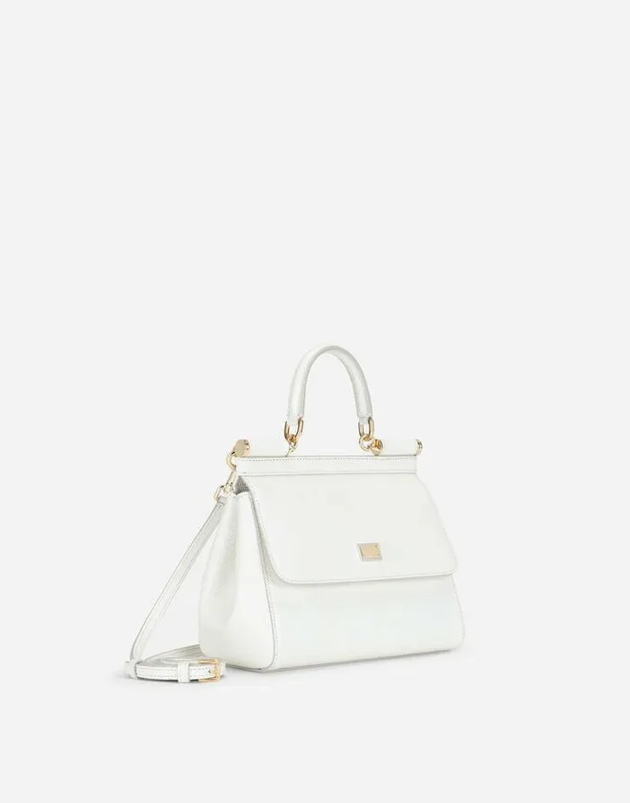 Dolce and Gabbana Handbags Women Medium Sicily Handbag White Dolce and Gabbana Handbags Women Medium Sicily Handbag White