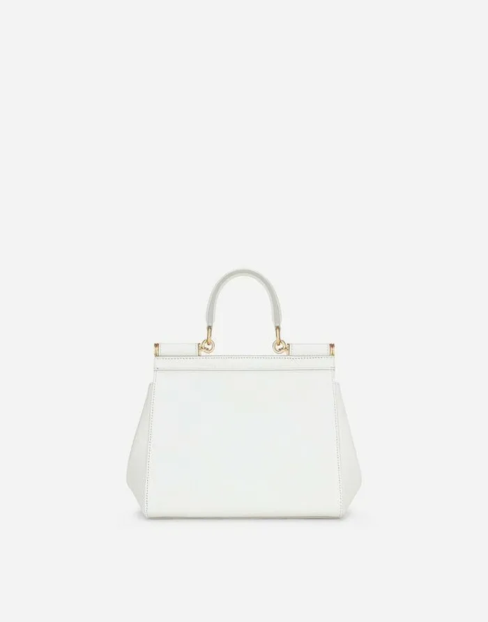 Dolce and Gabbana Handbags Women Medium Sicily Handbag White Dolce and Gabbana Handbags Women Medium Sicily Handbag White