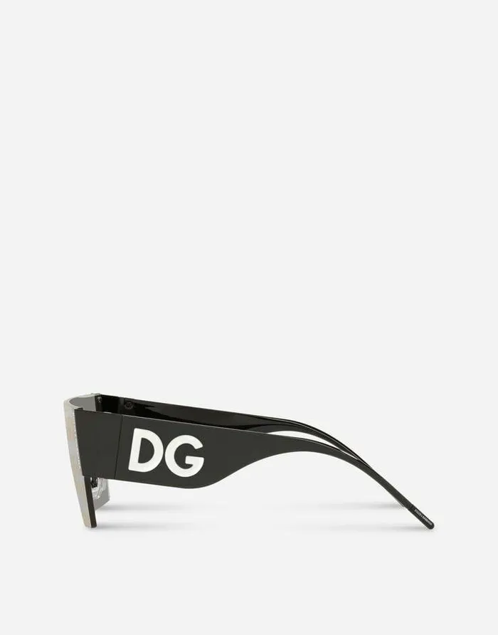Dolce and Gabbana Icons Men Dna Graffiti Sunglasses Black Gold And Silver Dolce and Gabbana Icons Men Dna Graffiti Sunglasses Black Gold And Silver