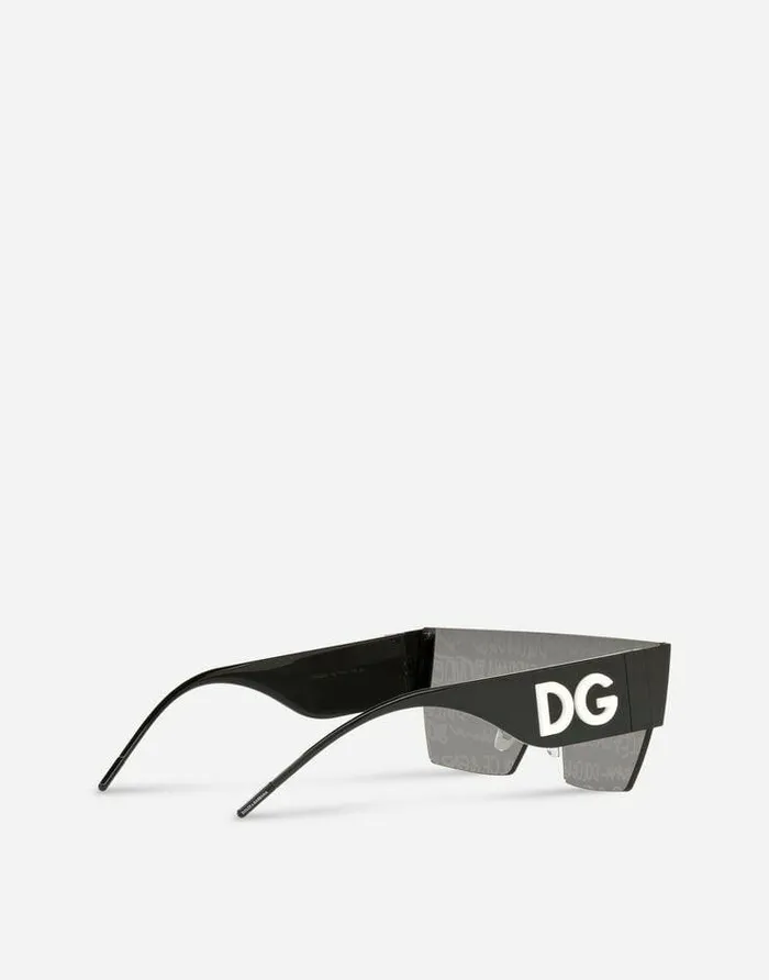 Dolce and Gabbana Icons Men Dna Graffiti Sunglasses Black Gold And Silver Dolce and Gabbana Icons Men Dna Graffiti Sunglasses Black Gold And Silver