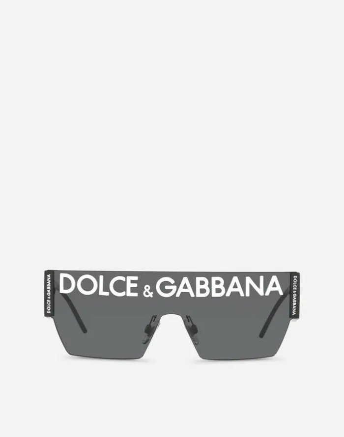 Dolce and Gabbana Icons WomenMen DG Logo Sunglasses Black