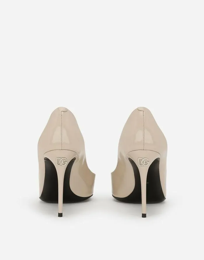 Dolce and Gabbana Pumps And Slingback Women KIM DOLCEandGABBANA Polished Calfskin Pumps Beige Dolce and Gabbana Pumps And Slingback Women KIM DOLCEandGABBANA Polished Calfskin Pumps Beige