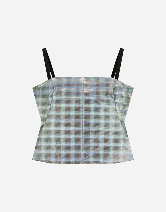 Dolce and Gabbana Shirts And Tops Children Holographic Stretch Crepe De Chine Top Multicolor Dolce and Gabbana Shirts And Tops Children Holographic Stretch Crepe De Chine Top Multicolor