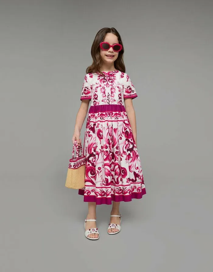 Dolce and Gabbana Shoes 2438 Children Nappa Leather Sandals With Embroidery Multicolor Dolce and Gabbana Shoes 2438 Children Nappa Leather Sandals With Embroidery Multicolor