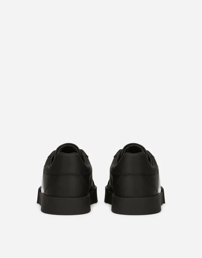 Dolce and Gabbana Shoes For First Steps 1926 Children Portofino Light Sneakers With DG Logo Black Dolce and Gabbana Shoes For First Steps 1926 Children Portofino Light Sneakers With DG Logo Black