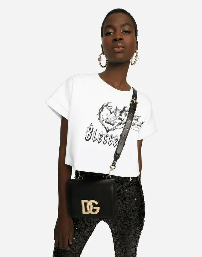 Dolce and Gabbana Shoulder And Crossbody Bags Women Calfskin Crossbody 35 Bag Black Dolce and Gabbana Shoulder And Crossbody Bags Women Calfskin Crossbody 35 Bag Black