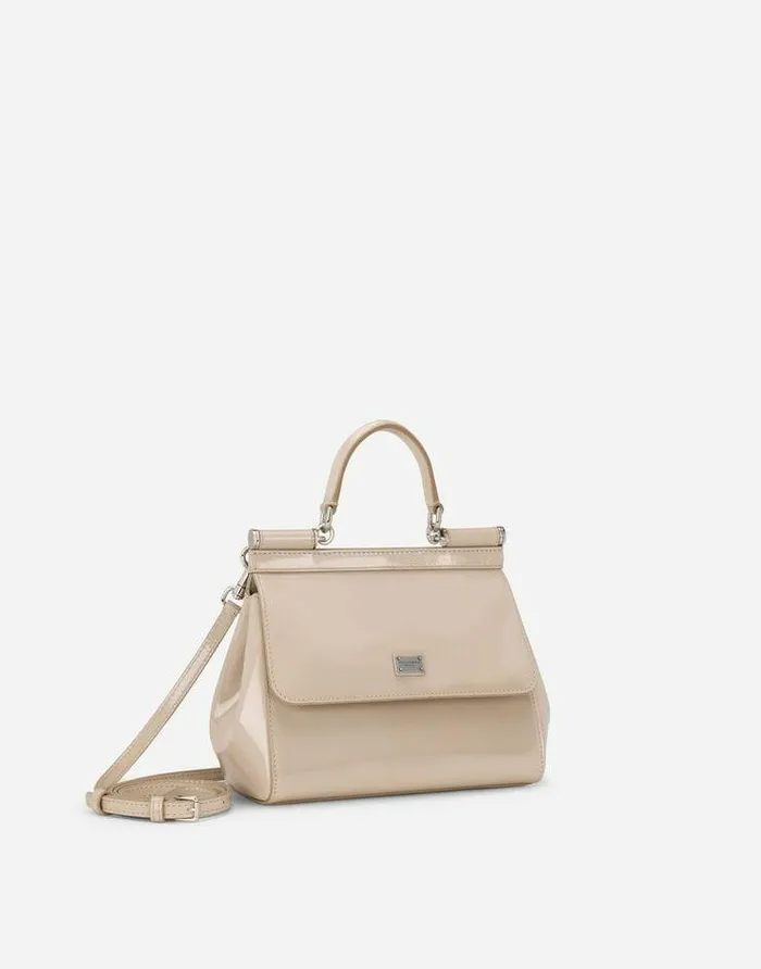 Dolce and Gabbana Shoulder And Crossbody Bags Women KIM DOLCEandGABBANA Medium Sicily Handbag Beige Dolce and Gabbana Shoulder And Crossbody Bags Women KIM DOLCEandGABBANA Medium Sicily Handbag Beige