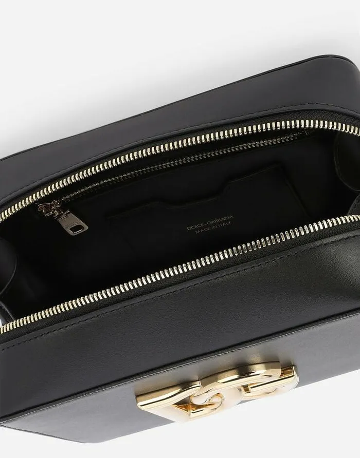 Dolce and Gabbana Shoulder And Crossbody Bags Women Medium Calfskin 35 Crossbody Bag Black Dolce and Gabbana Shoulder And Crossbody Bags Women Medium Calfskin 35 Crossbody Bag Black