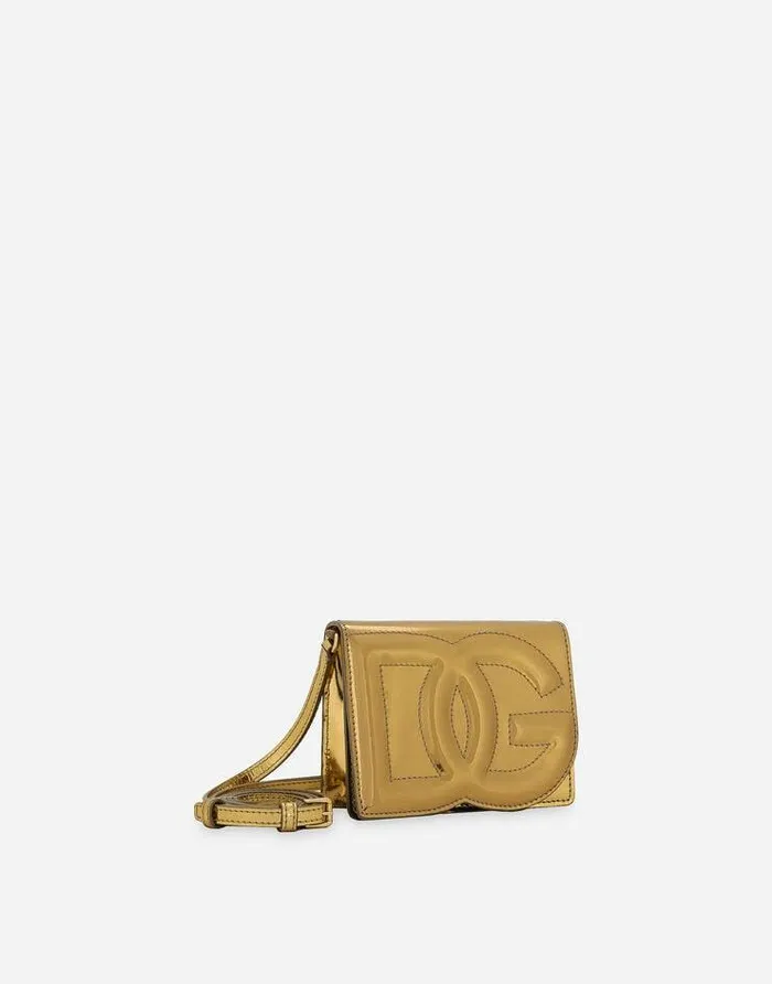 Dolce and Gabbana Shoulder And Crossbody Bags Women Small DG Logo Bag Crossbody Bag Gold Dolce and Gabbana Shoulder And Crossbody Bags Women Small DG Logo Bag Crossbody Bag Gold