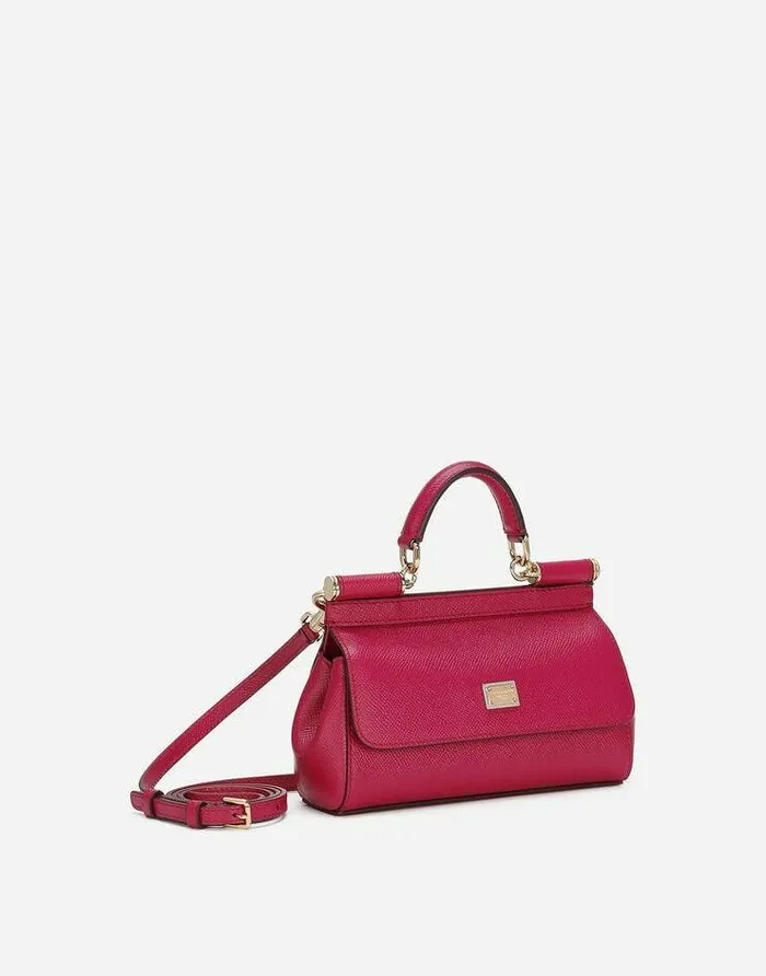 Dolce and Gabbana Sicily Women Small Sicily Handbag Fuchsia