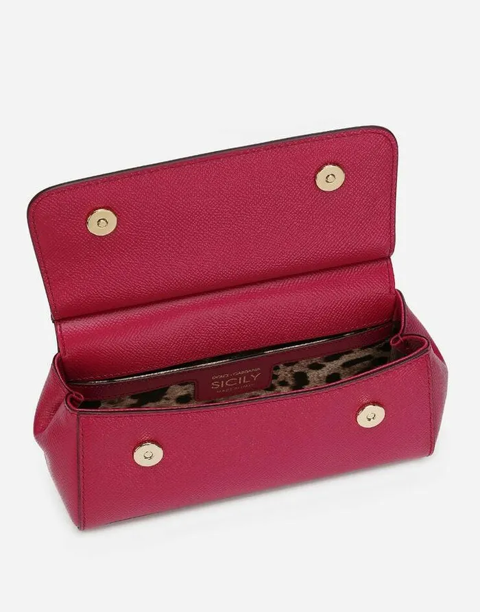 Dolce and Gabbana Sicily Women Small Sicily Handbag Fuchsia