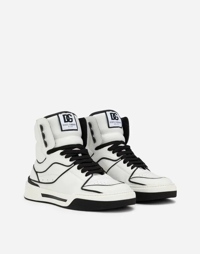 Dolce and Gabbana Sneakers Men Calfskin Nappa New Roma Midtop Sneakers Multicolor Dolce and Gabbana Sneakers Men Calfskin Nappa New Roma Midtop Sneakers Multicolor