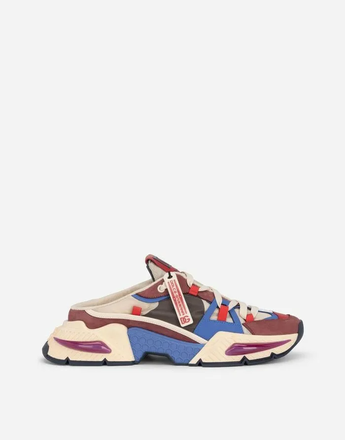 Dolce and Gabbana Sneakers Men Mixedmaterial Airmaster Mule Sneakers Multicolor Dolce and Gabbana Sneakers Men Mixedmaterial Airmaster Mule Sneakers Multicolor