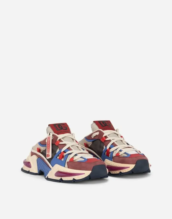Dolce and Gabbana Sneakers Men Mixedmaterial Airmaster Mule Sneakers Multicolor Dolce and Gabbana Sneakers Men Mixedmaterial Airmaster Mule Sneakers Multicolor
