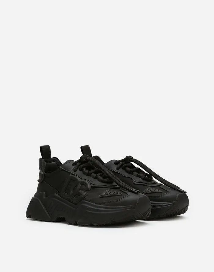 Dolce and Gabbana Sneakers Women Mixedmaterials Daymaster Sneakers Black Dolce and Gabbana Sneakers Women Mixedmaterials Daymaster Sneakers Black