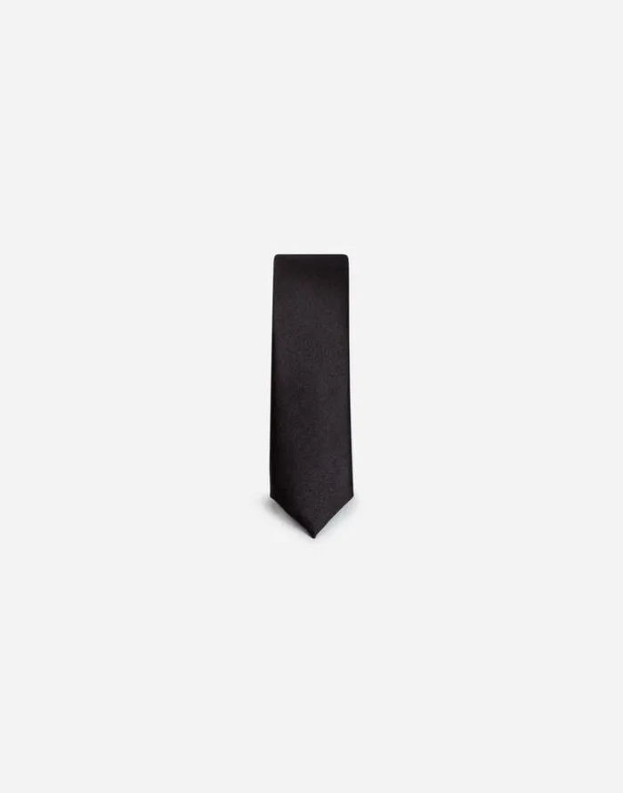 Dolce and Gabbana Ties And Pocket Squares Men 4 Cm 16 Silk Blade Tie Black Dolce and Gabbana Ties And Pocket Squares Men 4 Cm 16 Silk Blade Tie Black