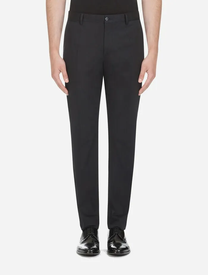 Dolce and Gabbana Trousers And Shorts Men Cotton Pants Blue Dolce and Gabbana Trousers And Shorts Men Cotton Pants Blue