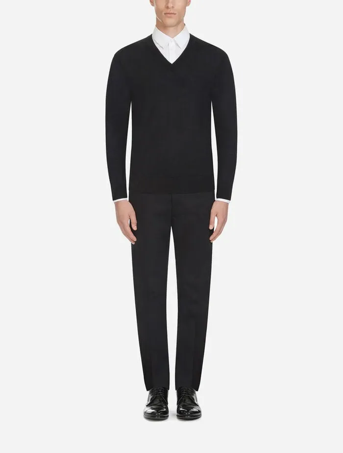 Dolce and Gabbana Trousers And Shorts Men Cotton Pants Blue Dolce and Gabbana Trousers And Shorts Men Cotton Pants Blue