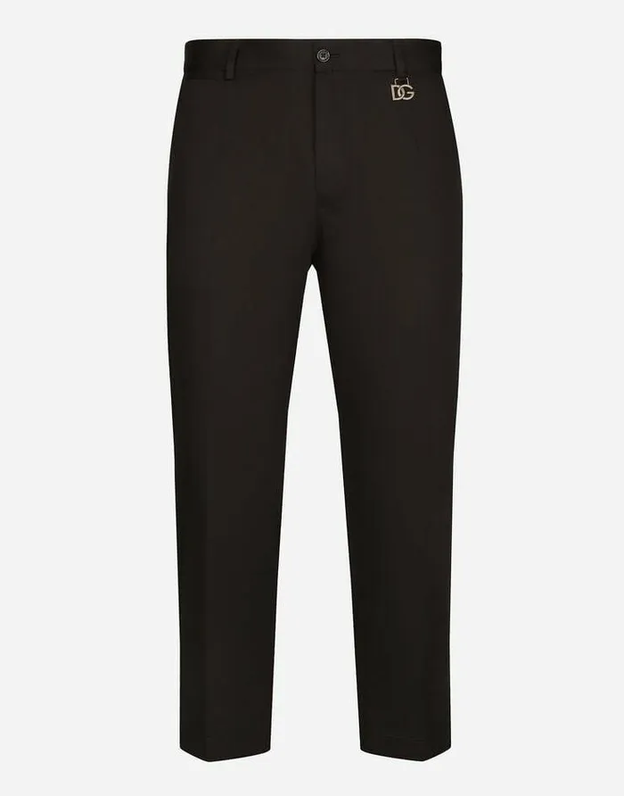 Dolce and Gabbana Trousers And Shorts Men Tailored Pants Blue