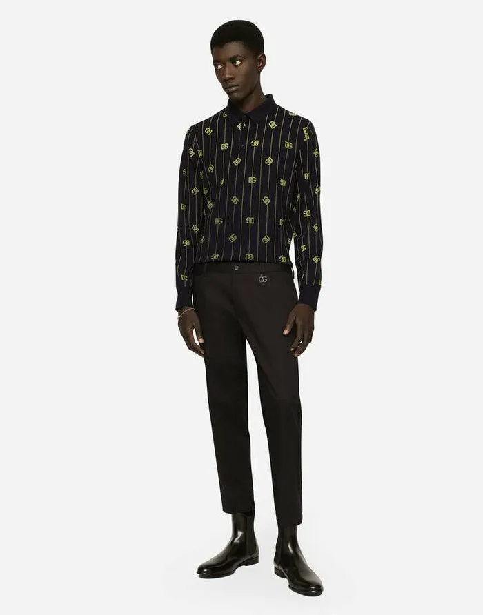 Dolce and Gabbana Trousers And Shorts Men Tailored Pants Blue Dolce and Gabbana Trousers And Shorts Men Tailored Pants Blue
