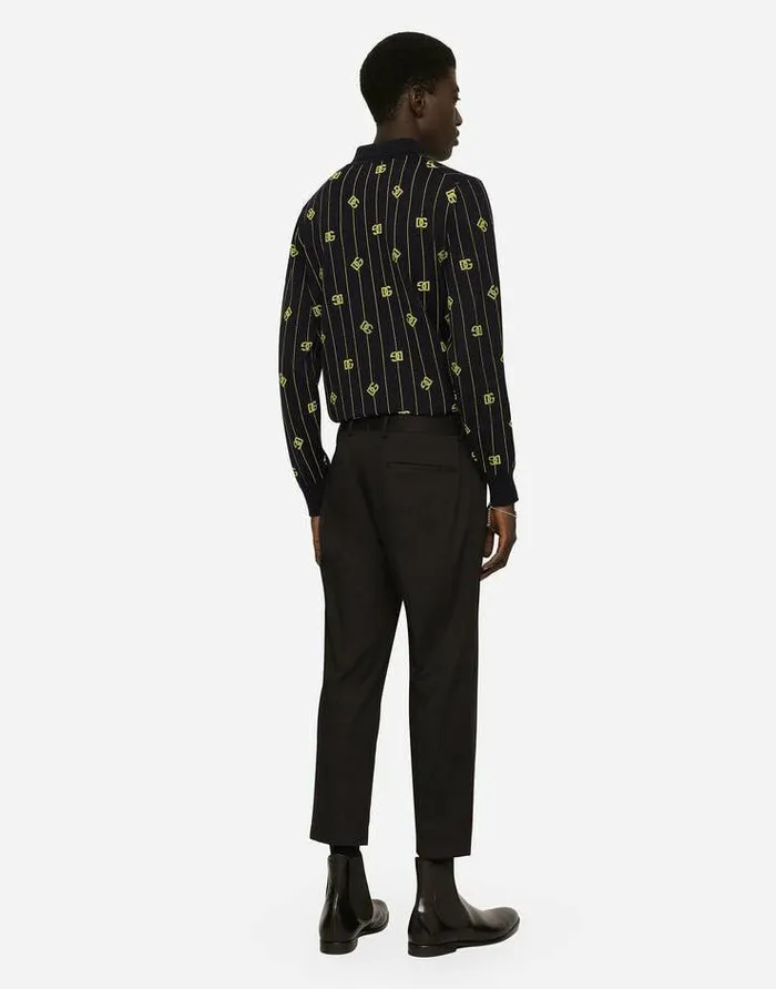 Dolce and Gabbana Trousers And Shorts Men Tailored Pants Blue Dolce and Gabbana Trousers And Shorts Men Tailored Pants Blue
