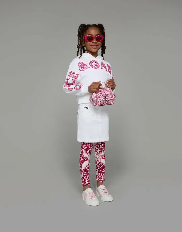 Dolce and Gabbana Trousers And Skirts Children 5pocket Short Skirt In Ripped Denim Multicolor Dolce and Gabbana Trousers And Skirts Children 5pocket Short Skirt In Ripped Denim Multicolor