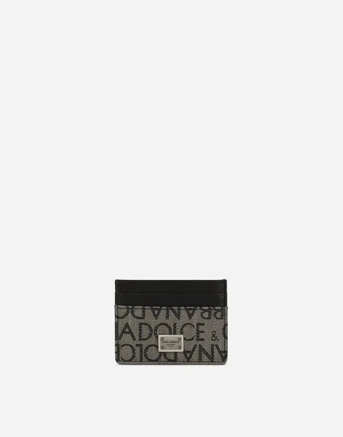 Dolce and Gabbana Wallets And Small Leather Goods Men Jacquard Card Holder Multicolor Dolce and Gabbana Wallets And Small Leather Goods Men Jacquard Card Holder Multicolor